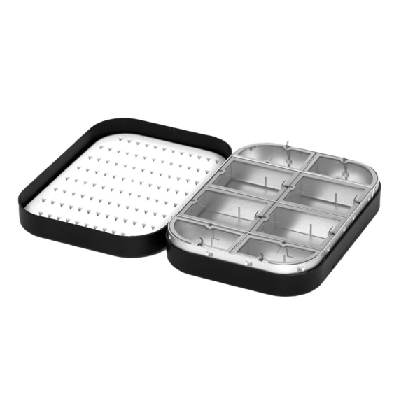 Douglas Metal Wheatley Fly Box 4\'\' Dual Foam / 8 compartments i gruppen Opbevaring / Tackle-bokse / Flueæsker hos Sportfiskeprylar.se (NFD9184-4inch Foam-Comp)